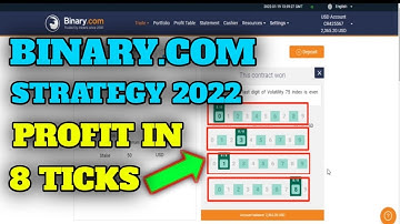 Binary.com Trading || Best Even/Odd Strategy 2022 - Profit in 8 Ticks