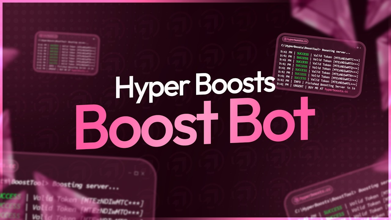 Booster Bot NEW HYPERBOOSTS SERVER BOOSTING BOT IS INSANE 2026! - YouTube
