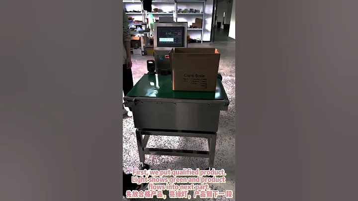 NVK Checkweigher with scanner