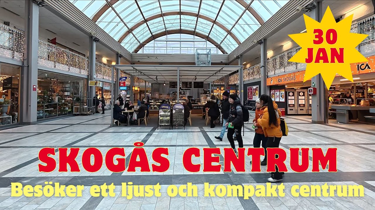 2025-01-30 SKOGÅS CENTRUM - Vi besöker ett ljust och kompakt centrum