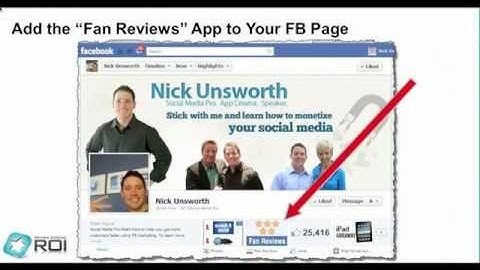 Review Engine ROI - Fan Reviews Facebook App Software