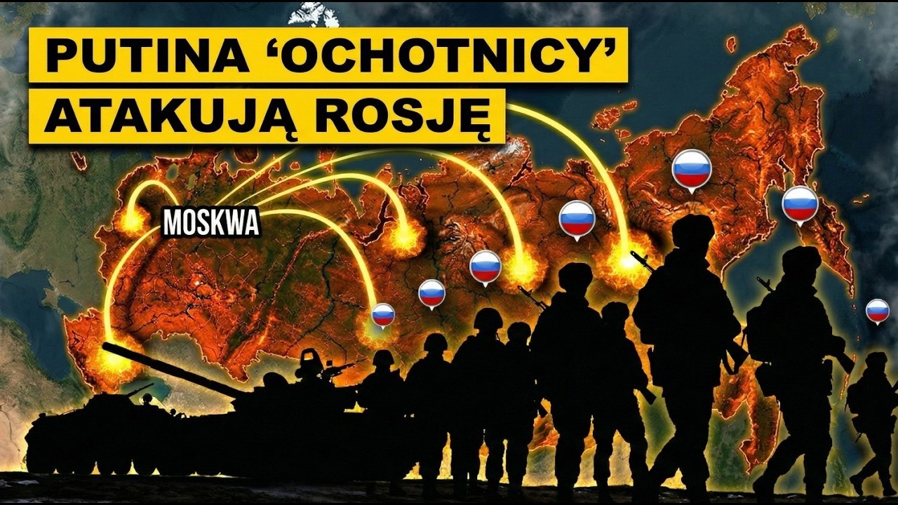 Rosjanie BUNTUJĄ SIĘ przeciw Putinowi: Moskwa u progu chaosu, wojna 