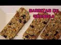 COMO HACER BARRITAS DE GRANOLA #HEALTHYFOOD #SNACK #BARRITASDEAVENA