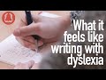 Feel what it's like to take notes with dyslexia - Bell House