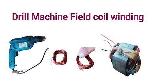 Drill Machine Field coil winding|मिनी ड्रिल मशीन फील्ड कॉइल वाइंडिंग