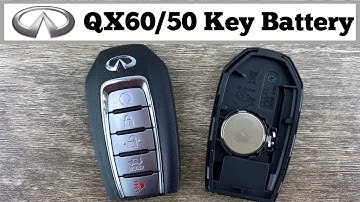 How To Change A 2019 - 2020 Infiniti QX60 Remote Fob Smart Key Battery - DIY Remove Replace