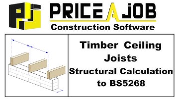 Timber Ceiling Joists Structural Calculation to BS5268 - Price A Job