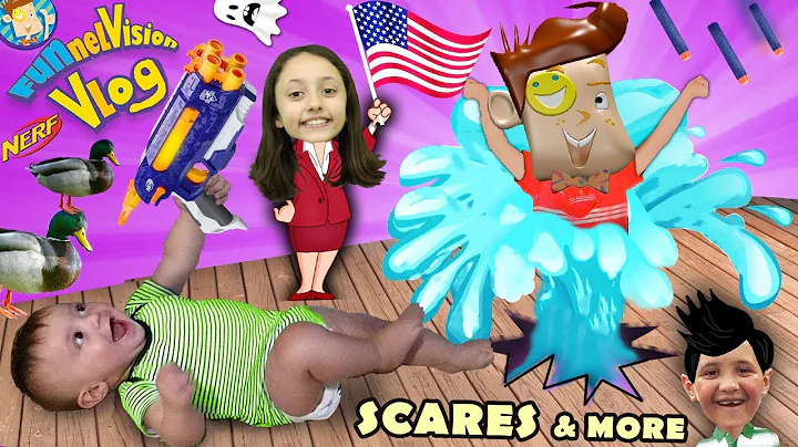 WHO FELL OFF THE PORCH   Shawn Crawls for NERF Toy...