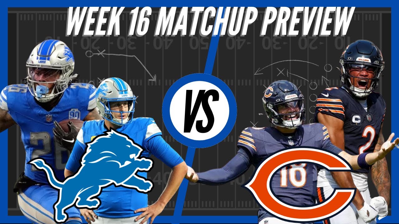 Detroit Lions vs Chicago Bears | Week 16 Preview - YouTube