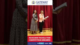 Grade 6 Mandarin students achievements in translation competition