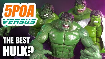 HULK VERSUS! Marvel Legends Face-Off vs 80 Years vs 20th Anniversary vs Marvel Select Immortal 5POA