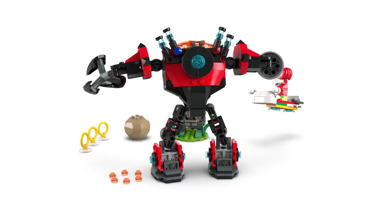 LEGO® SONIC 77005 Knuckles mot Dr. Eggmans Egg Crusher robot