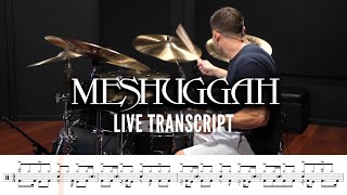 Troy Wright - Meshuggah - Born In Dissonance - Live Transcript