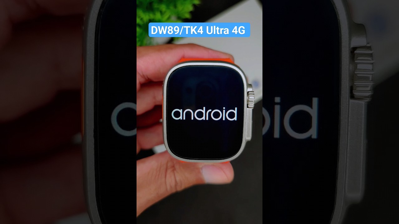 Smartwatch Suporte Google Play, Relógio Inteligente 4G, Aplicativo