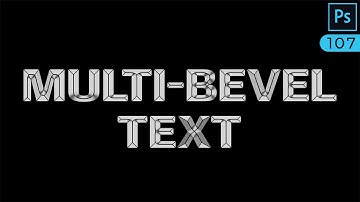Multi Bevel Text Effect in Photoshop