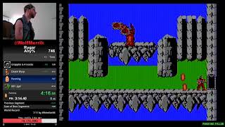 WolfMerrik Rygar Any% 7m 51s NES Speedrun