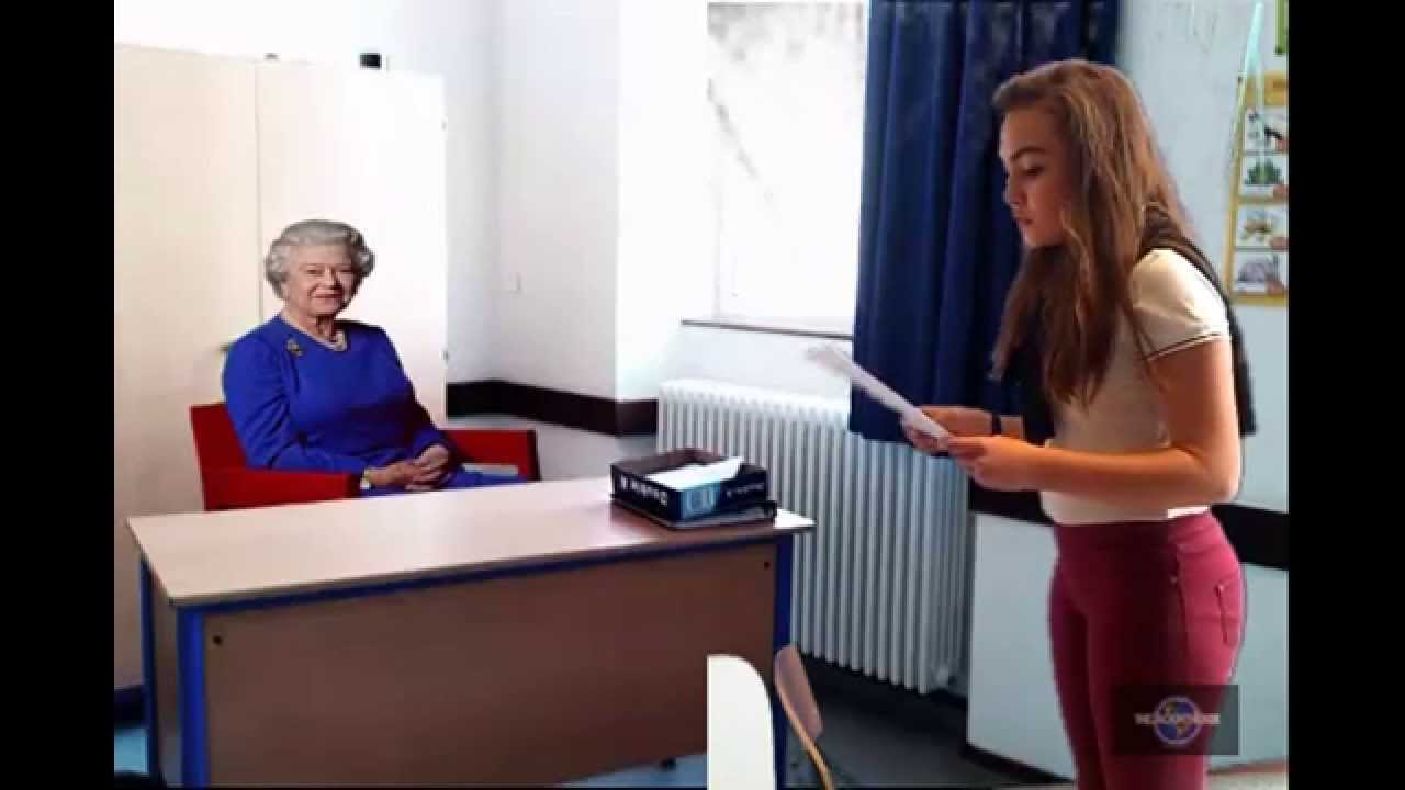 Her Majesty visits Anatole Le Braz