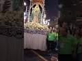 Salida de la Virgen de Candelaria de la Plaza de España de Santa Cruz de Tenerife