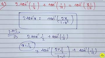 NCERT Solution  |  INVERSE TRIGONOMETRIC FUNCTION  | chapter 2.2 | Question 4 | Free  Doubt Solution