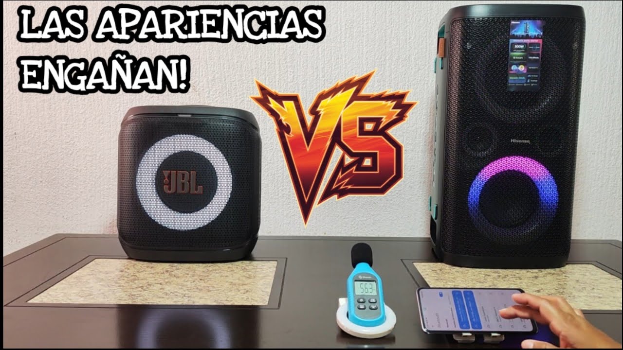 JBL PARTY BOX ENCORE ESSENTIAL 2 VS HISENSE PARTY ROCKER 