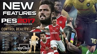 PES 2017 myClub New Features! Versus feature, Option file, ML, Edit Mode, Stadium & more.