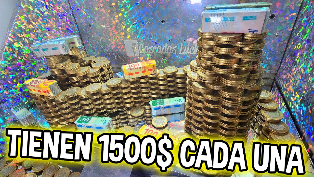 ASOMBROSO Como logramos hacer que se caigan para adelante TODAS #coinpusher #maquinastragamonedas