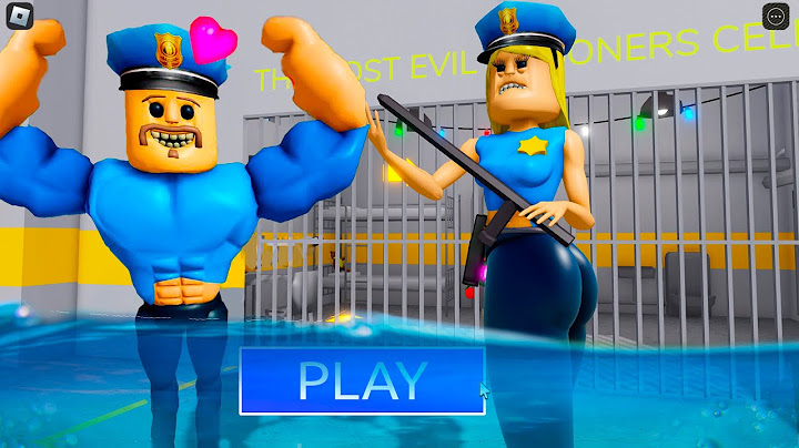 WATER MODE! BARRY WOMAN and MUSCLE BARRY in BARRY’S PRISON RUN! BARRY WOMAN NEEDS HELP