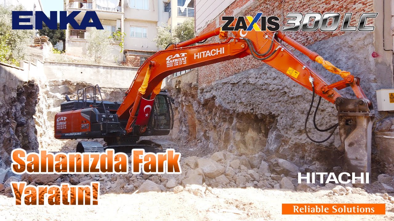 Hitachi ZX300LC-7 Ekskavatörün Üstün Özellikleri ile Sahanızda