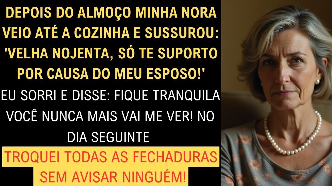 My daughter-in-law called me a disgusting old woman. So I did something that made her regret ever...