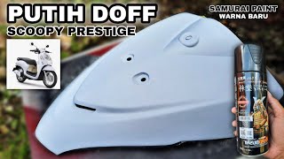 REVIEW WARNA BARU PUTIH DOFF SAMURAI PAINT KODE K430* NINJA WHITE