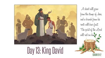 Jesse Tree Advent, Day 13: King David