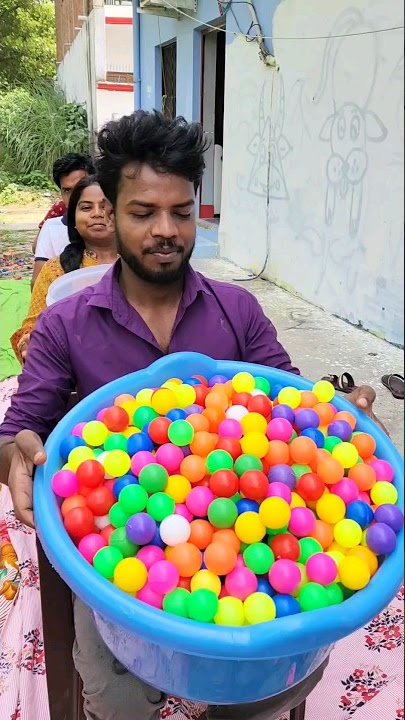 muti color ping pong 10000 ball pour challenge | part 5