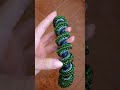 Diy bead Cellini spiral 💚💙💚