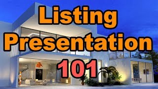 Real Estate Agent Live Call: Step by Step Listing Presentation 101