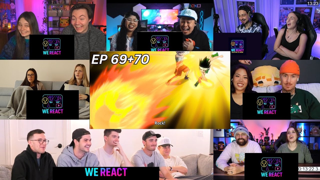 Hunter x Hunter Episode 69-70 | Reaction Mashup