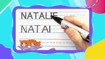 How To Write NATALIE | Write With Me! -- FOR KIDS