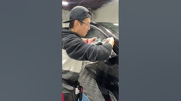 How to install PPF on a Model Y mirror