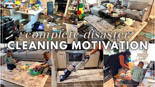 2023 EXTREME CLEANING MOTIVATION | COMPLETE DISASTER CLEAN WITH ME | AFTER PARTY CLEANING