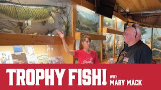 Mary Mack Discusses Her Trophy Fish AT The Moccasin Bar.