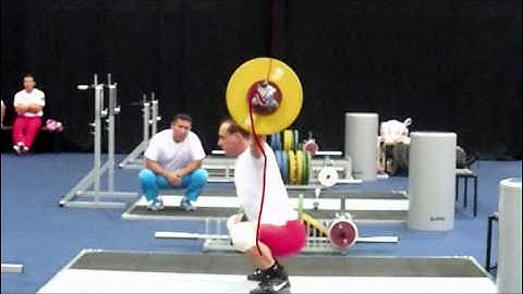Ilya Ilin 160kg Snatch Full Speed Plus Slow Motion Bar Path