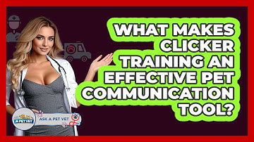 What Makes Clicker Training An Effective Pet Communication Tool? - Ask A Pet Vet