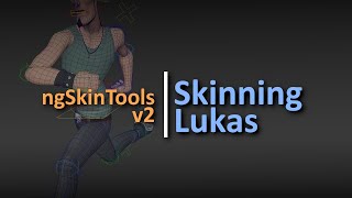 ngSkinTools2: skinning character  body