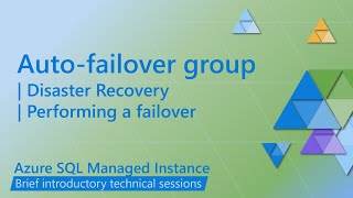 Setting up Failover Group in Azure SQL Managed Instance