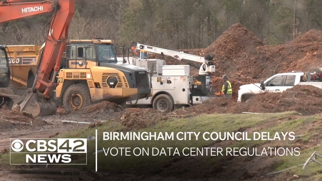 Birmingham City Council delays vote on data center regulations - YouTube