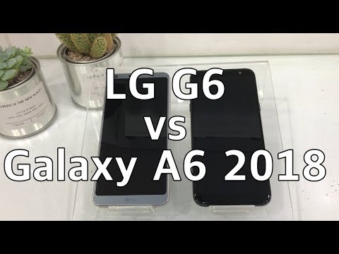 Samsung Galaxy A6 2018 vs LG G6 Speed test Comparison ! (갤럭시A6 VS LG G6 속도 비교 테스트)