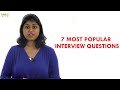 7 most popular interview questions  interview preparation tips  talentsprint