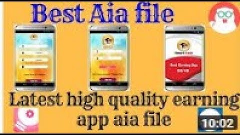 Best High quality professional earning app aia file 2018