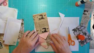 Crafting a paper bag secret compartment for your junk journal
