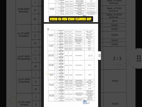 NEW UPDATES  DSSSB EXAM DATE OUT #dsssb #nursing_babu_52 #nursingofficer #aiims #newupdate