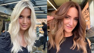 Best Hair Cutting Transformation Videos | Haircut and Coloring Tutorial by Professional Hairstylist